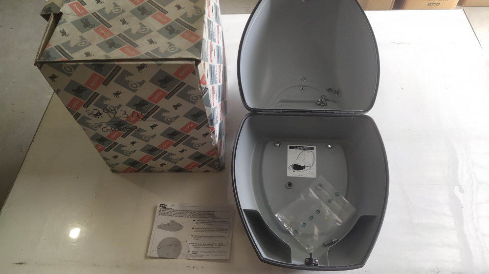 bauletto v.techno grey aprilia scarbeo 50