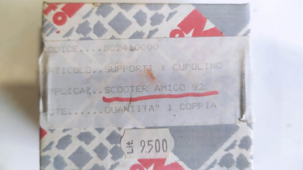 supporti cupolino originale aprilia amico