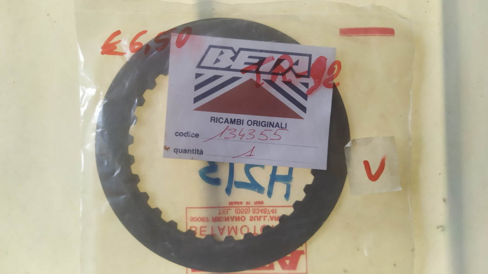 disco frizione rivestito beta tr ´92