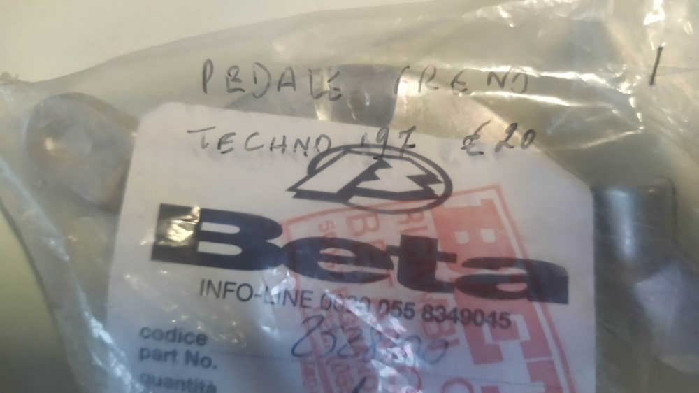pedale freno beta techno