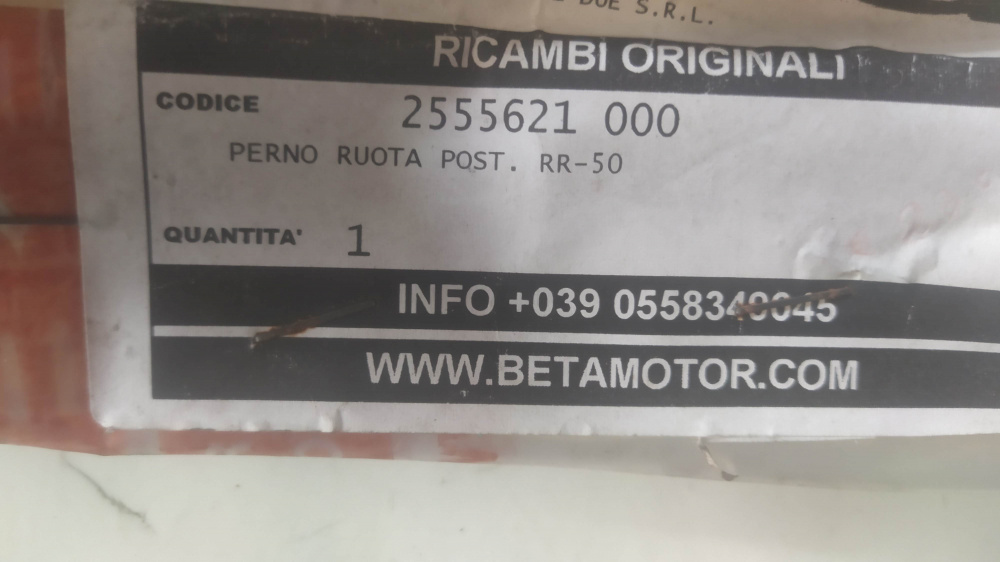 perno ruota posteriore beta rr 50