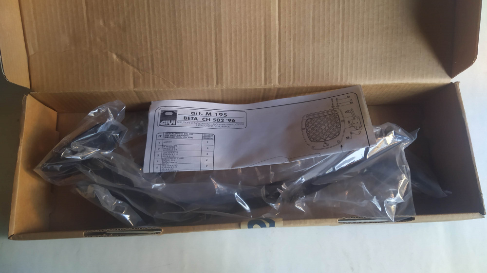 portapacchi beta scooter givi m 195 chrono 502 ´96
