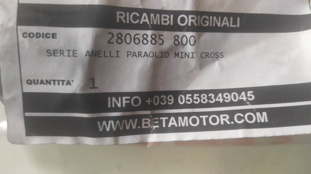 serie paraoli bera mini cross
