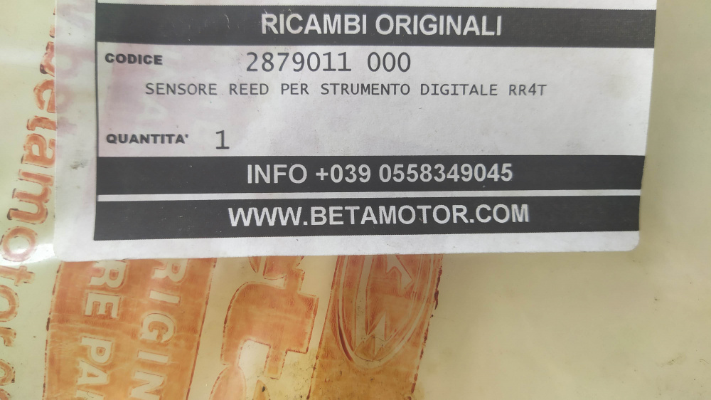 sensore reed per strumento digitale beta rr 4t