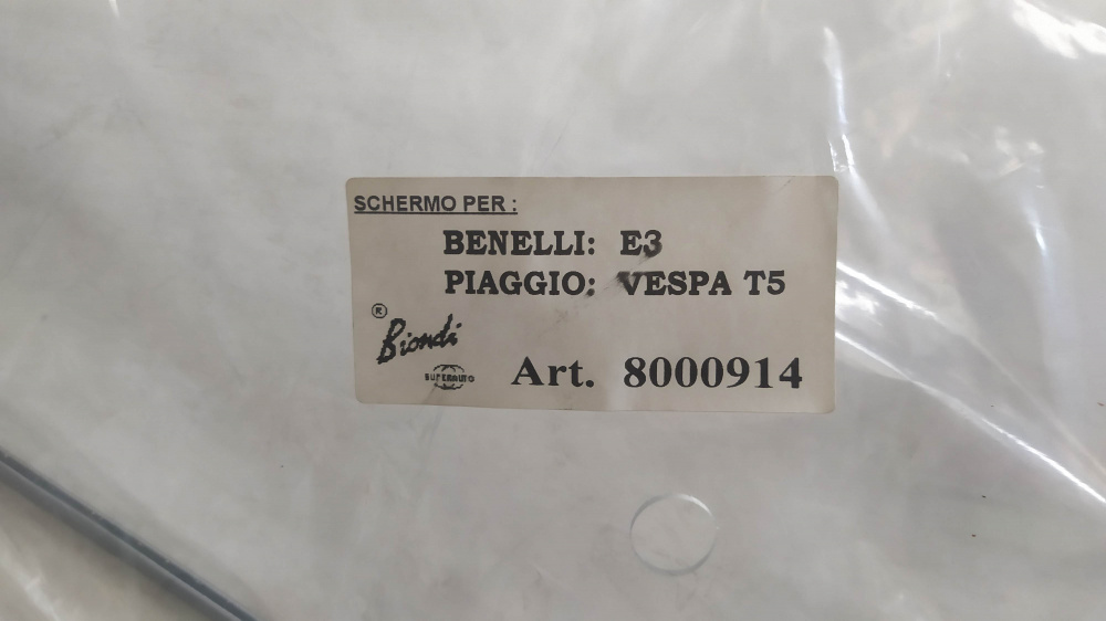 parabrezza benelli e3 - vespa t5