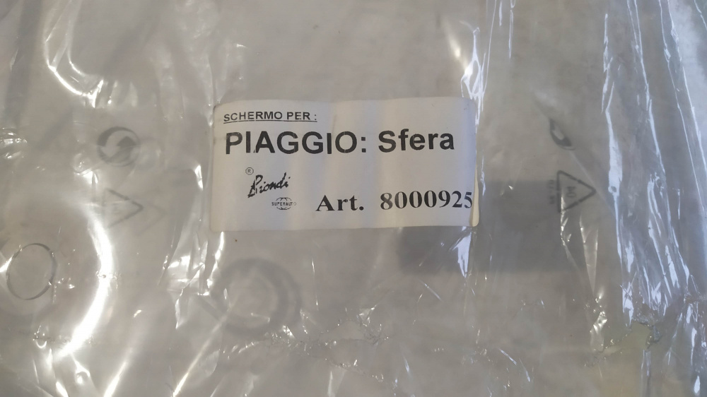 parabrezza piaggio sfera