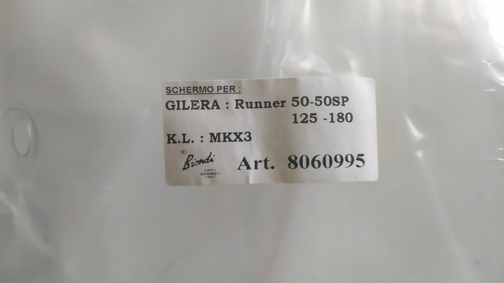 parabrezza gilera runner 50/50sp - 125/180