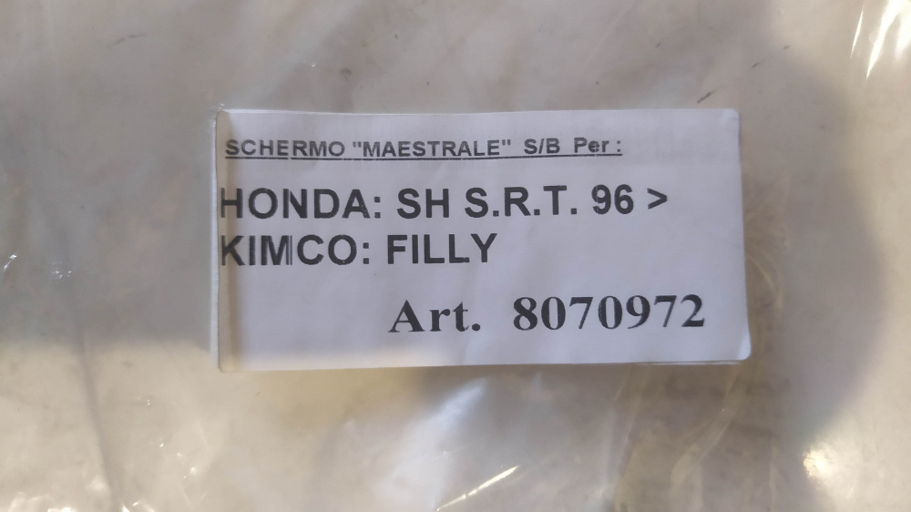 parabrezza biondi senza bordo honda sh rst ´96 - kymco filly - azel diamond - keeway revolver - linhai prince - motom spasso - peugeot viavacity