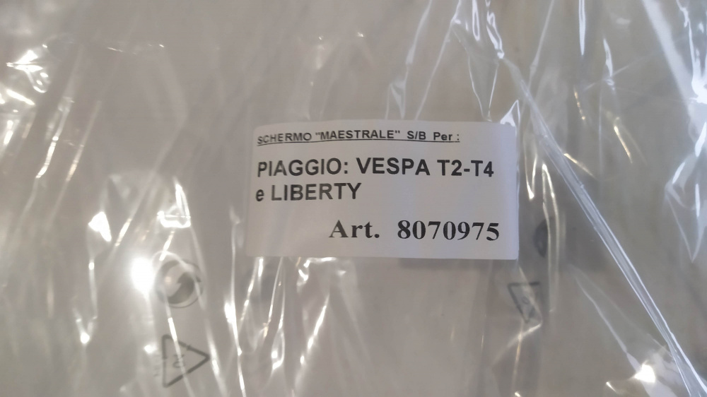 parabrezza piaggio vespa t2 - t4 - liberty