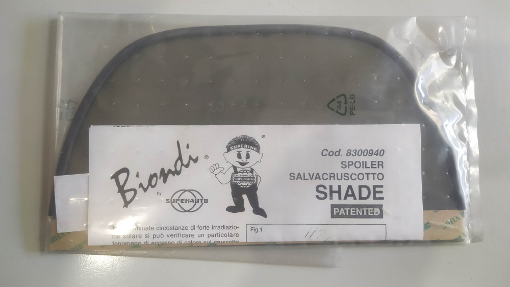 spoiler salvacruscotto biondi per scooter generico