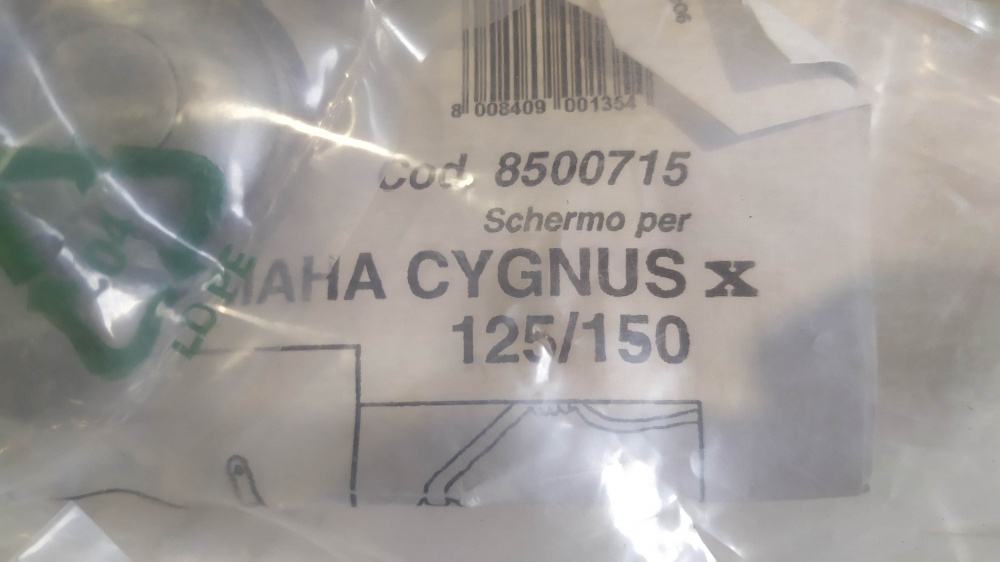attacchi parabrezza biondi yamaha cygnus x 125/150 ´04 - ´05