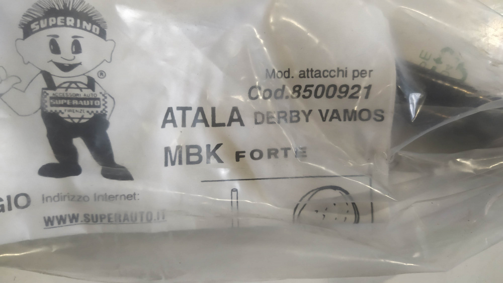 attacchi parabrezza biondi atala vamos - mbk forte