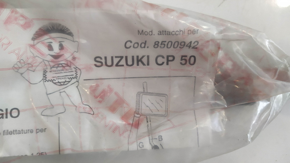 attacchi parabrezza biondi suzuki cp 50