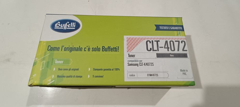 toner buffetti clt-4072 colore nero - compatibile samsung clt-k4072s