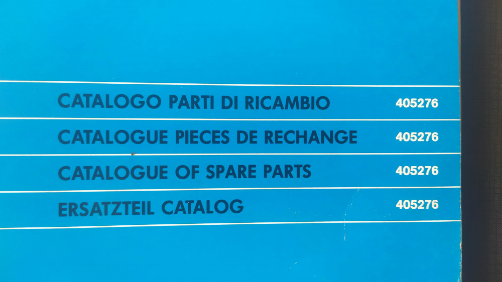 catalogo ricambi originale piaggio ape poker mod m4r1t