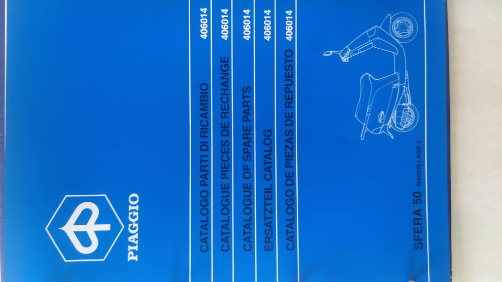 catalogo ricambi originale piaggio sfera 50 maquillage 2 mod sm51t