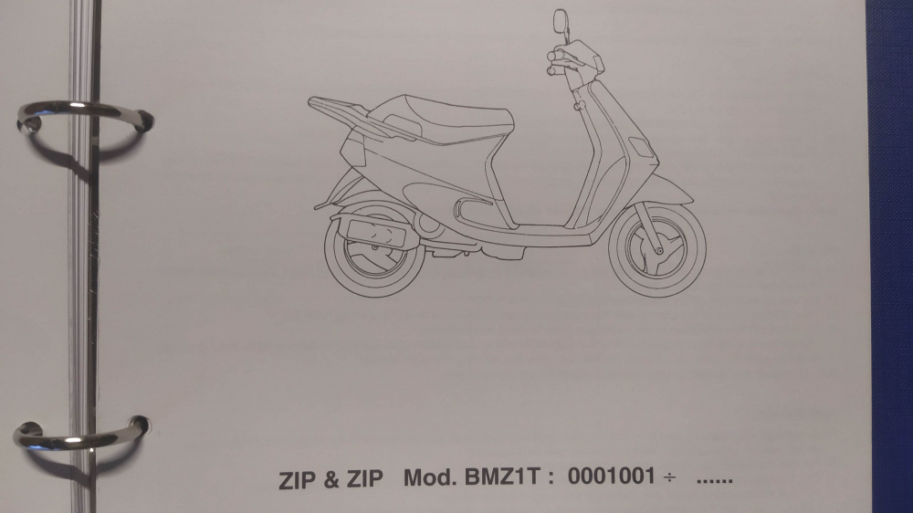 catalogo ricambi originale piaggio zip e zip mod bmz1t