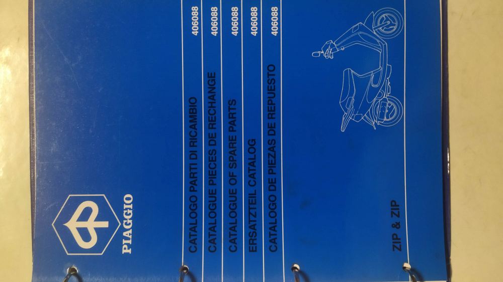 catalogo ricambi originale piaggio zip e zip mod bmz1t
