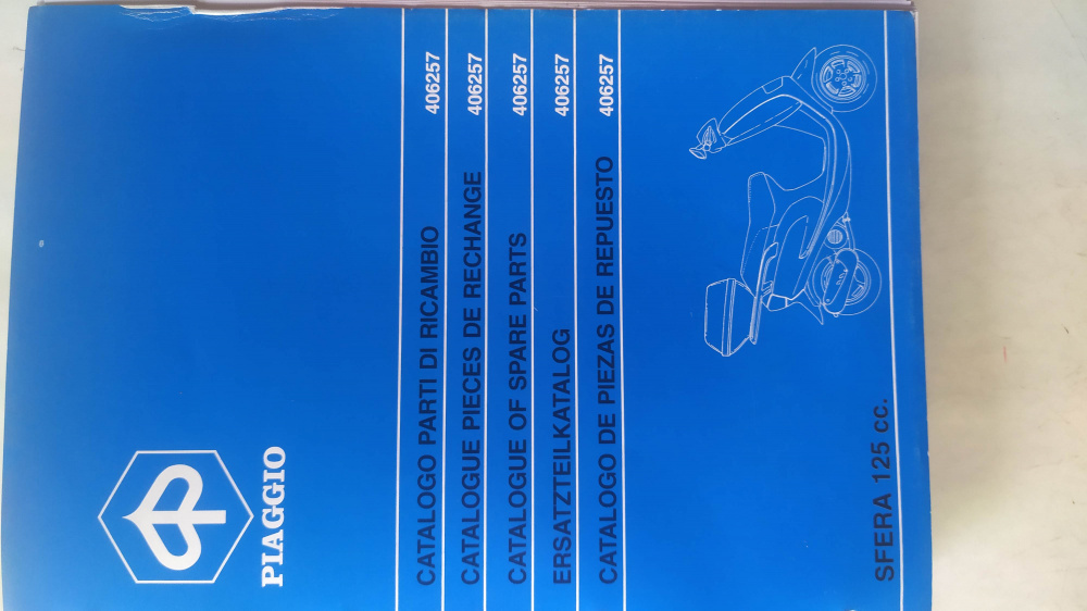 catalogo ricambi originale piaggio sfera 125 mod zapm0100