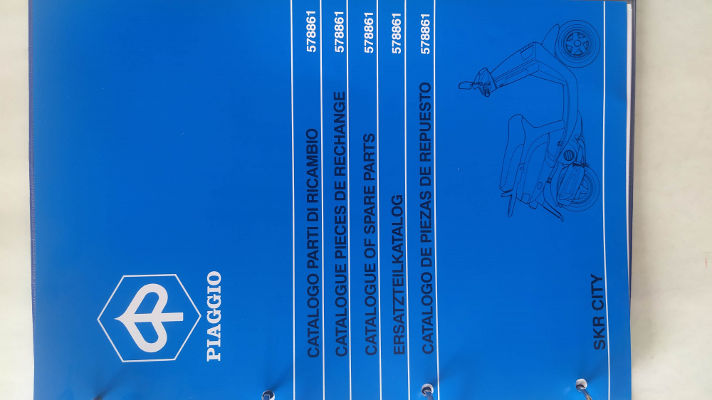 catalogo ricambi originale piaggio skipper mod sp81t
