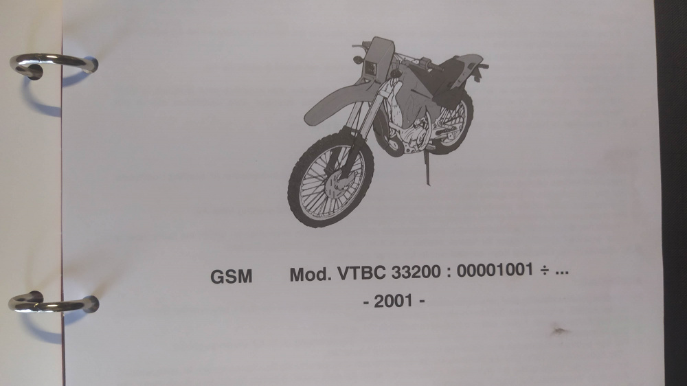 catalogo ricambi originale gilera gsm ´01