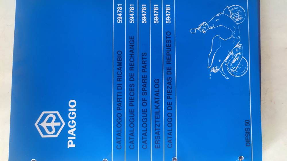 catalogo ricambi originale piaggio diesis 50 mod zapc34