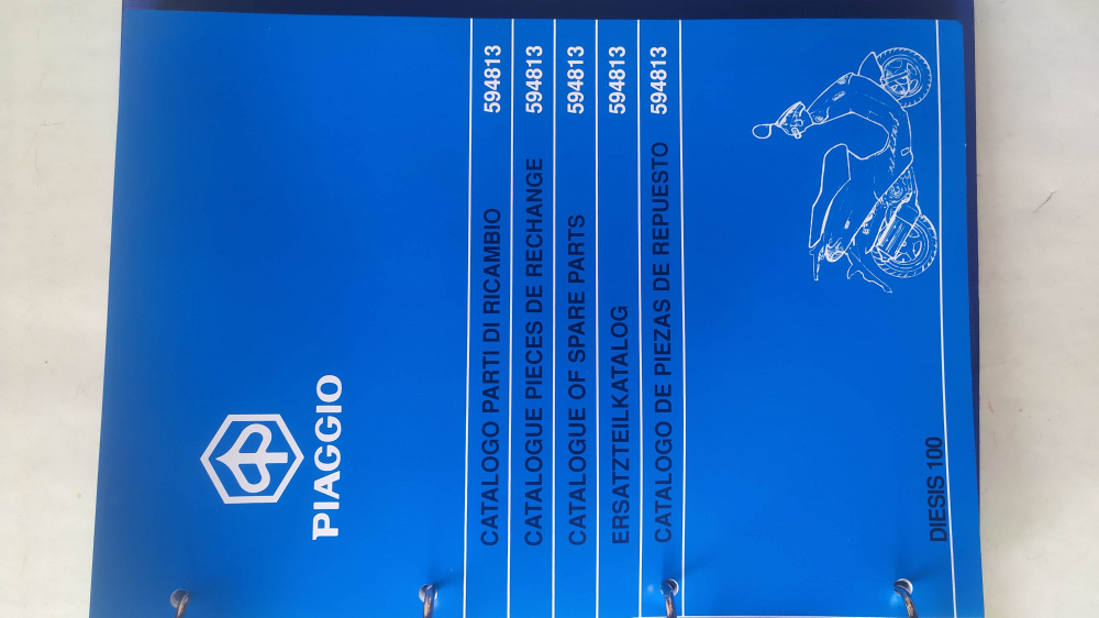 catalogo ricambi originale piaggio diesis 100 mod zapm3000