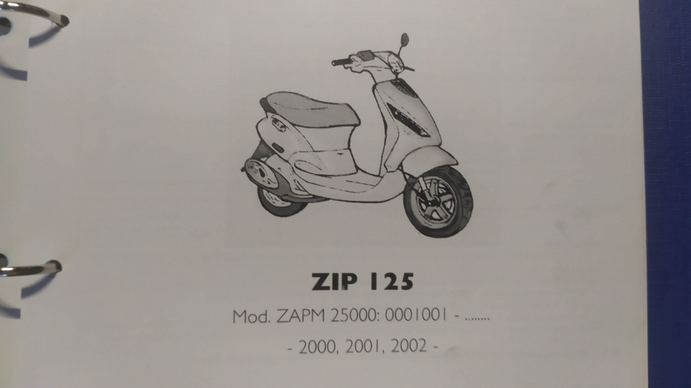 catalogo ricambi originale 617512 piaggio zip 125