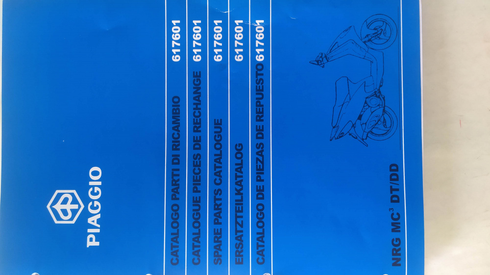 catalogo ricambi originale piaggio nrg mc3 dt - dd mod zapc21 - zapc32