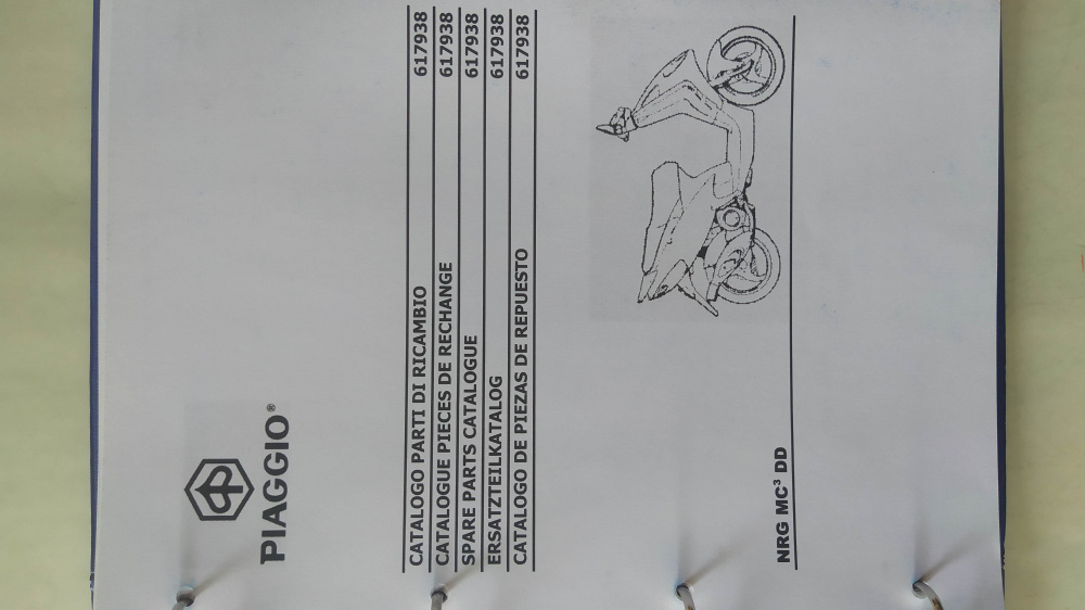 catalogo ricambi originale piaggio nrg mc3 dd mod zapc32