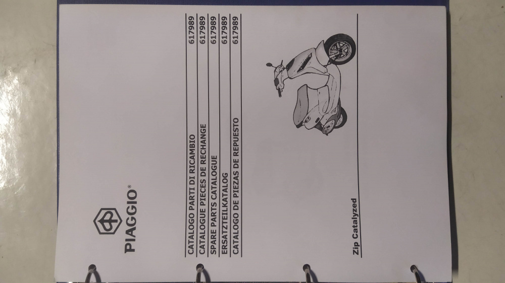 catalogo ricambi originale piaggio zip cat mod zapc25