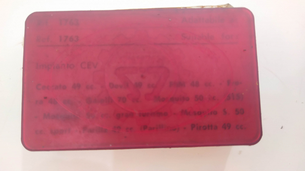 puntine epoca cev 1763 ceccato 49 - mosquito 50 - garelli 70