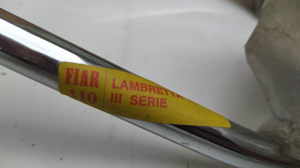 protezione parafango innocenti lambretta li iii serie - 2 rossi - 1 blu