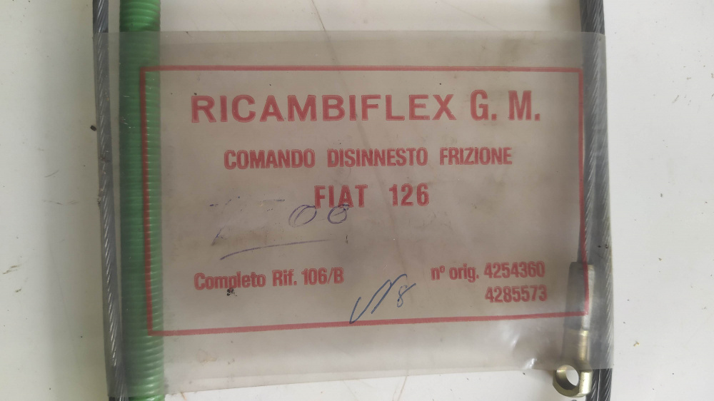 cavo disinnesto frizione 4254360 fiat 126