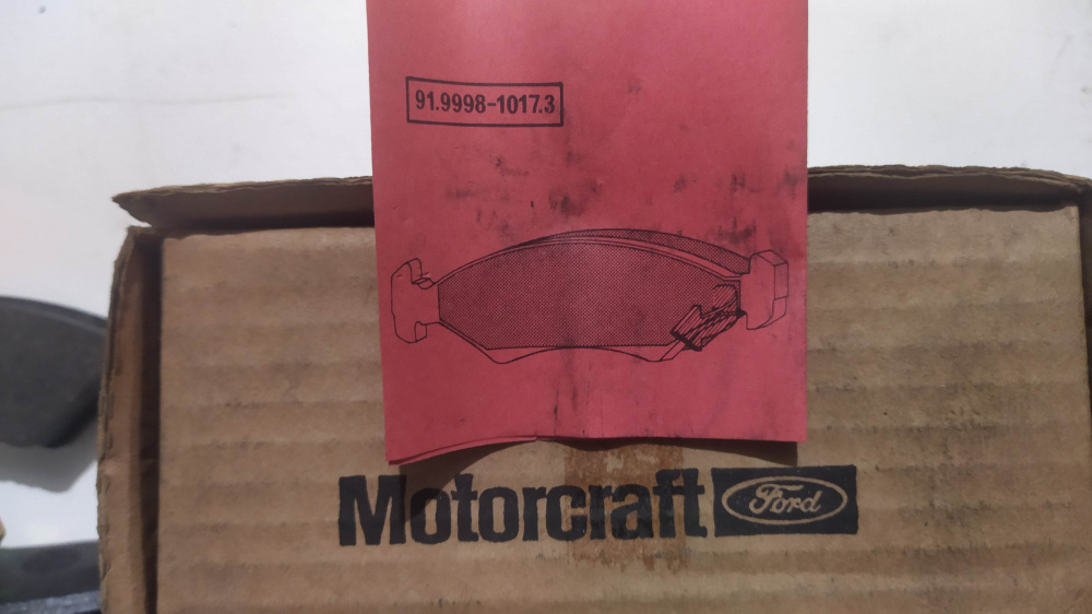 serie pasticche motorcraft ford 81fb - disconosco le applicazioni -