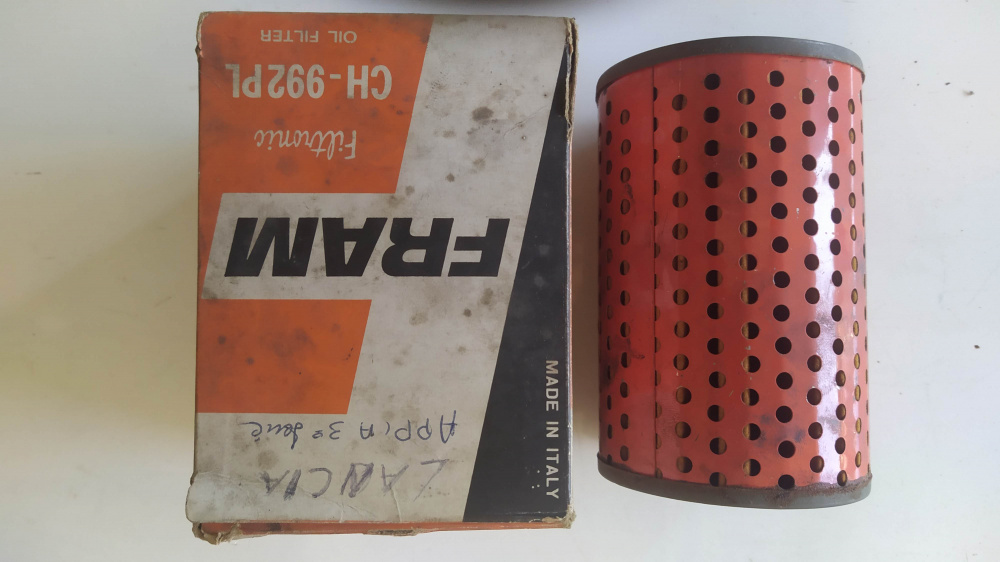filtro olio fram ch-992 pl lancia appia 3a serie