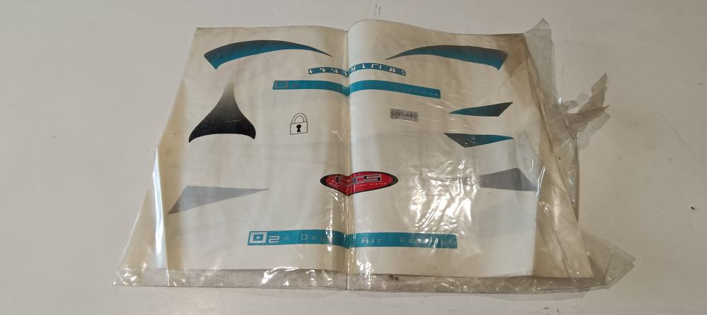 kit adesivi originali derbi predator blu