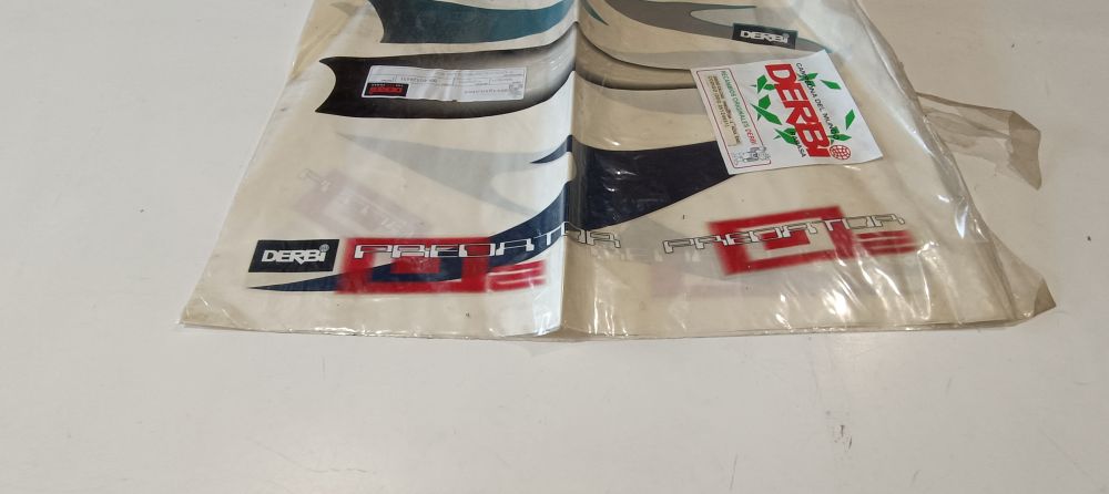 kit adesivi originali derbi predator blu