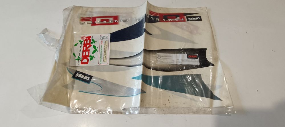 kit adesivi originali derbi predator blu