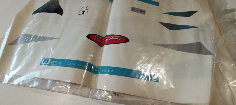 kit adesivi originali derbi predator blu