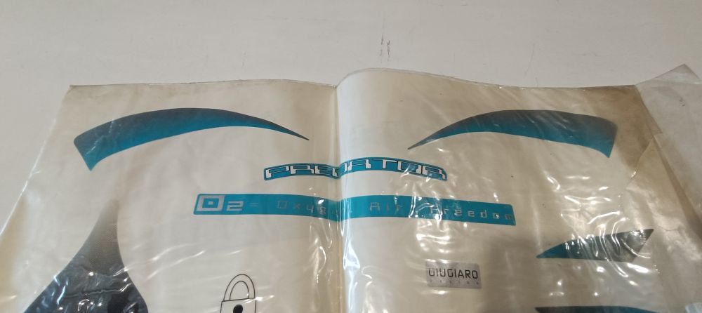 kit adesivi originali derbi predator blu