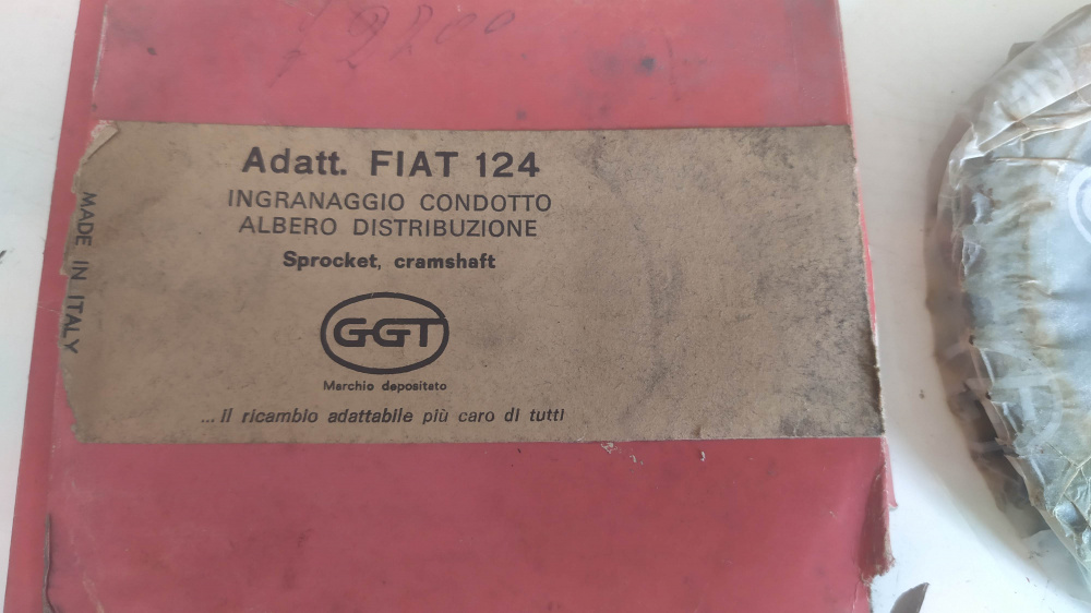 ingranaggio condotto albero distribuzione ggr fiat 124