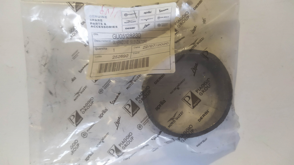 guarnizione silienziatore aprilia tuono - shiver - rsv4 - dorsoduro