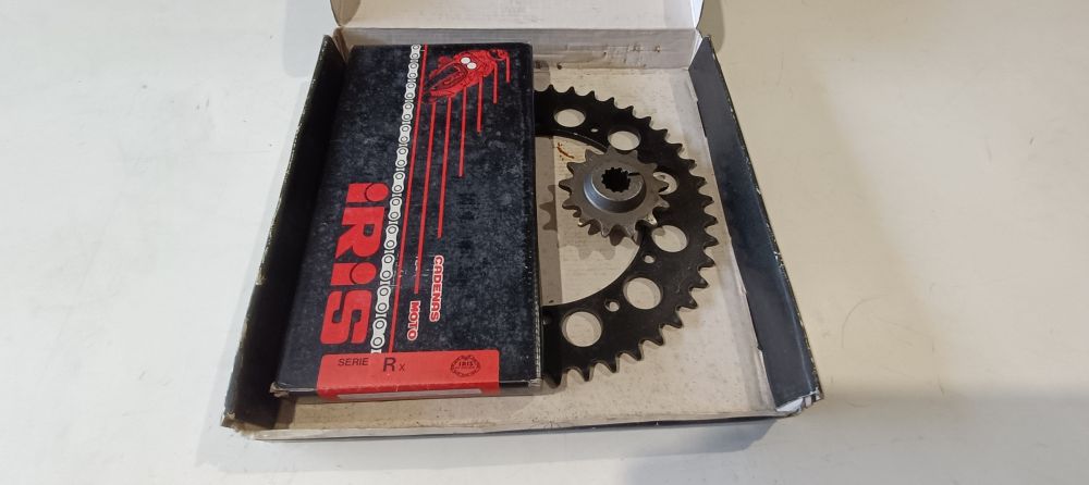 kit catena-corona-pignone nuovo iris gilera rally 250 &acute;87 - &acute;88