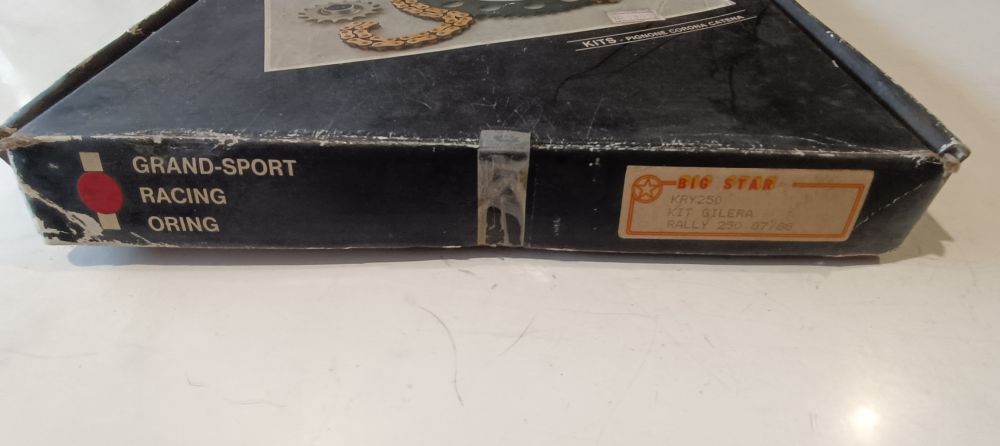 kit catena-corona-pignone nuovo iris gilera rally 250 &acute;87 - &acute;88