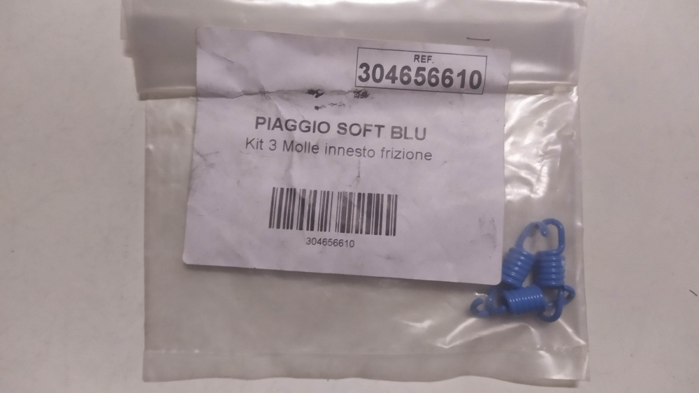 3 molle soft blu leovince per frizione piaggio