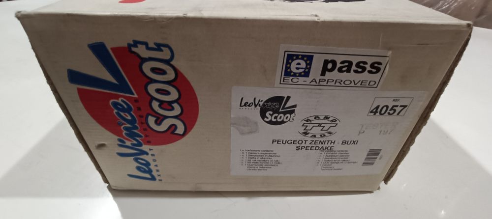 marmitta leovinci hand made tt peugeot zenit – buxy – speedake