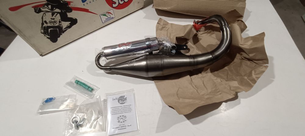 marmitta leovinci hand made tt peugeot zenit – buxy – speedake