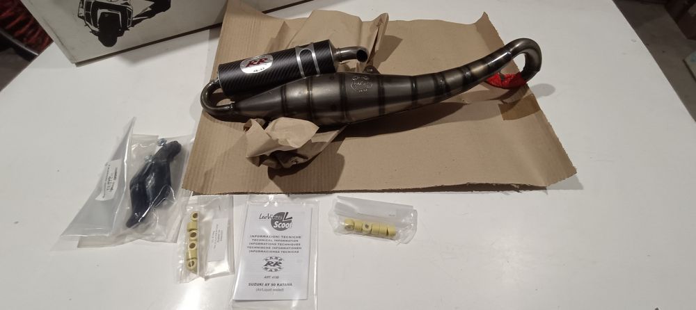 marmitta leovinci hand made rr suzuki katana aria e liquido