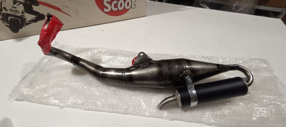 marmitta leovinci hand made rs derbi hunter